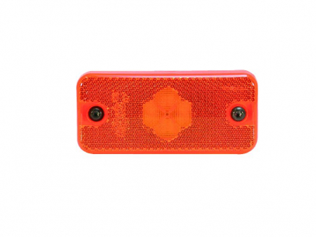 Reflector - Lumini marcaj spate stanga/dreapta ; portocaliu; LED; inaltime 50; latime 110; put-in; 12/24V