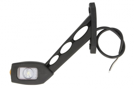 Lumini marcaj stanga, portocaliu/rosu/alb, LED, inaltime 167; latime 35,5; adancime 178, suprafata, lungime furtun 350, brat lung 12/24V [2]