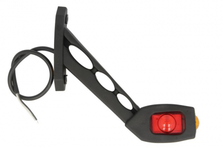 Lumini marcaj stanga, portocaliu/rosu/alb, LED, inaltime 167; latime 35,5; adancime 178, suprafata, lungime furtun 350, brat lung 12/24V [1]