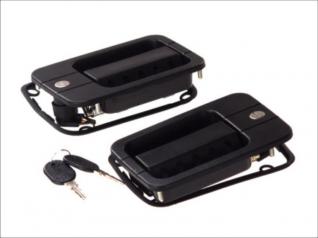 Manere - Maner usa stanga/dreapta exterior cu chei, cu incuietoare, negru IVECO EUROCARGO I-III, EUROTECH MH, EUROTECH MP, EUROTECH MT intre 1991-2005