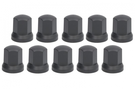   Piulita roata - Piulita roata cap negru 33mm, set 10 buc inalt