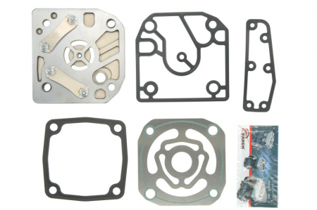 Compresor - Placa intermediara compresor aer ACTROS OM501; OM502 MERCEDES ACTROS 1831 AK/1831 K/1831 S, 1831 LS/1831, 1831 L/1835 AK/1835 K/1835 S, 1835 LS/1835, 1835 L/1840 AK/1840 K/1840 S, 1840 LS/1840, 1840