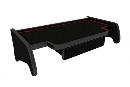 Raft polita interior cabina - Raft polita interior cabina (cabina larga XXL; mijloc; sertar suplimentar sub blatul mesei, mijloc, culoare: rosu, serie: CLASSIC) potrivit MAN