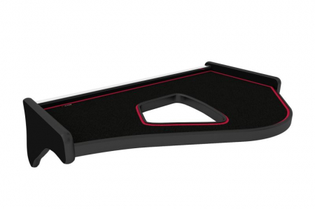 Raft polita interior cabina - Raft polita interior cabina (Covor podea camion cu slot pentru compartimentul de depozitare; mijloc, culoare: rosu, serie: CLASSIC) potrivit VOLVO