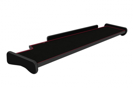 Raft polita interior cabina - Raft polita interior cabina (lung, lung, culoare: rosu, serie: CLASSIC) potrivit MAN