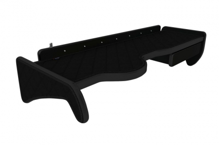 Accesorii - Raft polita interior cabina (panou LED, lumina alba; cabina ingusta M, L, XL, LX, XLX; lung; sertar suplimentar sub blatul mesei, lung, culoare: negru, serie: ELEGANCE) potrivit MAN
