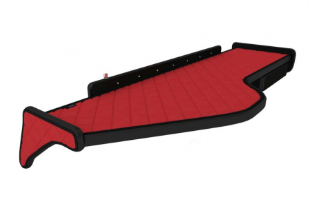 Raft polita interior cabina - Raft polita interior cabina (panou LED, lumina alba; fara gaura in covor; lung; sertar suplimentar sub blatul mesei, lung, culoare: rosu, serie: ELEGANCE) potrivit VOLVO