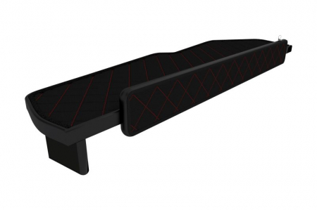 Raft polita interior cabina (panou LED, lumina alba; lung, lung, culoare: negru/rosu, serie: ELEGANCE) potrivit VOLVO [2]