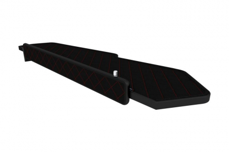 Raft polita interior cabina (panou LED, lumina alba; lung, lung, culoare: negru/rosu, serie: ELEGANCE) potrivit VOLVO [1]