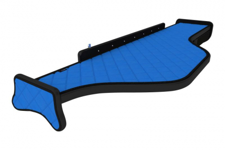 Raft polita interior cabina - Raft polita interior cabina (panou LED, lumina alba; lung; sertar suplimentar sub blatul mesei, lung, culoare: albastru, serie: ELEGANCE) potrivit DAF