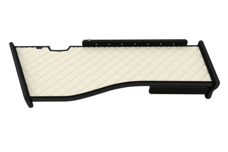 Raft polita interior cabina (panou LED, lumina alba; lung; sertar suplimentar sub blatul mesei, lung, culoare: bej, serie: ELEGANCE) potrivit MERCEDES [3]