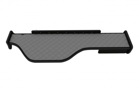 Raft polita interior cabina (panou LED, lumina alba; lung; sertar suplimentar sub blatul mesei, lung, culoare: gri, serie: ELEGANCE) potrivit DAF [3]