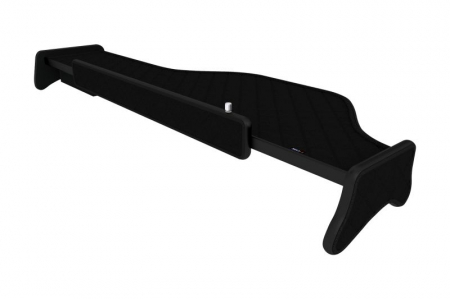 Raft polita interior cabina (panou LED, lumina alba; lung; sertar suplimentar sub blatul mesei, lung, culoare: negru, serie: ELEGANCE) potrivit DAF [1]