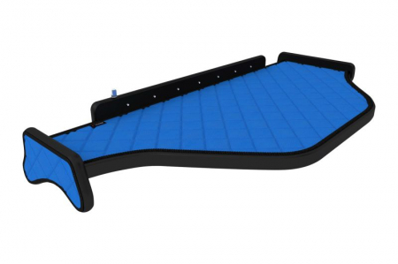 Raft polita interior cabina - Raft polita interior cabina (panou LED, lumina alba; mijloc, cabina, culoare: albastru, serie: ELEGANCE) potrivit DAF