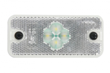 Reflector - Reflector alb dreptunghiular LED-24V 110x50x18mm