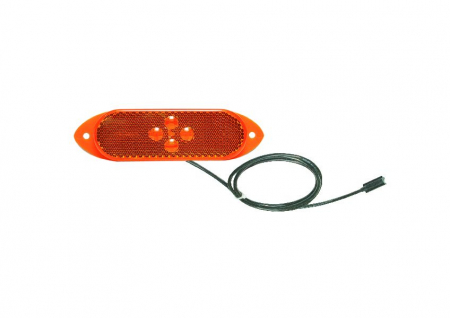 Reflector - Reflector portocaliu LED 24V conector AP 500mm
