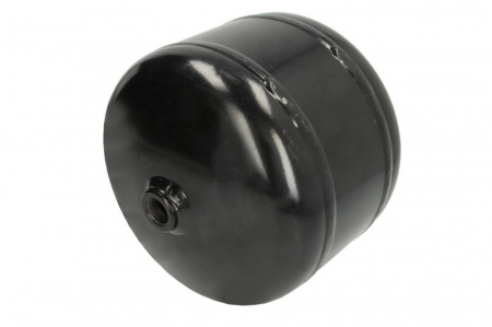Rezervor aer sistem compresor POLMO diametru 206mm/lungime210mm/ debit 5dm/3, 2xM22x1, 5 singura conectare ambele parti, drain M22x1, 5 [1]