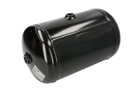 Rezervor aer sistem compresor POLMO diametru 206mm/lungime370mm/ debit 10dm/3, 2xM22x1, 5 singura conectare ambele parti, drain M22x1, 5 [1]