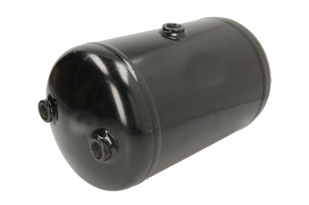 Rezervor - Rezervor aer sistem compresor POLMO diametru 206mm/lungime370mm/ debit 10dm/3, 3xM22x1, 5 singular, Dublu, partea opusa, drenare M22x1, 5