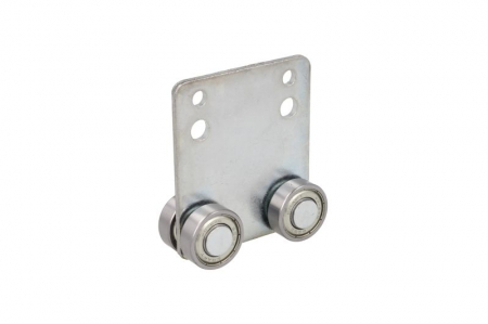 Rola culisare - Rola culisare acoperis prelata diametru 22mm, dimensiune placa 61x70mm 4 gauri