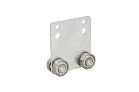 Rola culisare - Rola culisare acoperis prelata diametru 24mm, dimensiune placa 61x70mm 4 gauri
