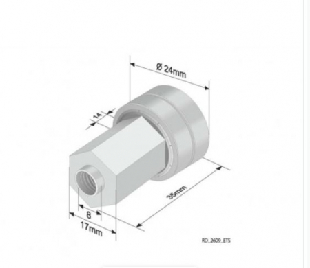 Rola culisare acoperis prelata tip ETES /SESAM 24x14mm [2]