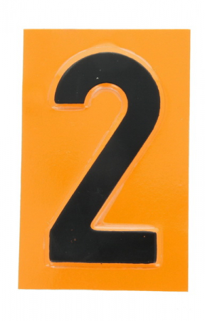 Semn avertizare - Semn avertizare 1 buc, ADR "2” placa numar avertizare
