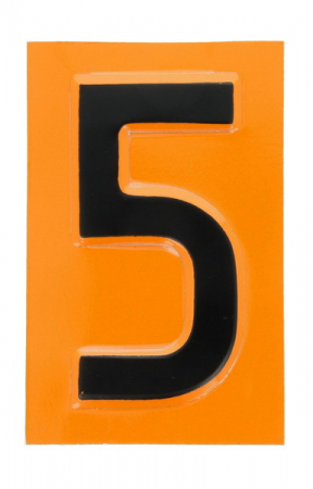 Semn avertizare - Semn avertizare 1 buc, ADR "5” placa numar avertizare
