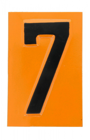 Semn avertizare - Semn avertizare 1 buc, ADR "7” placa numar avertizare