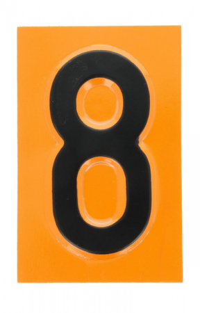 Semn avertizare - Semn avertizare 1 buc, ADR "8” placa numar avertizare