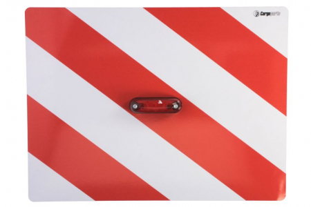 Semn avertizare - Semn avertizare 1 buc, pentru incarcatura mare; cu lumini LED 300mm x 400mm