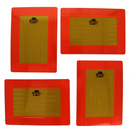 Semn avertizare - Semn avertizare 4 buc 200mm x 282mm
