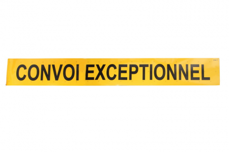 Semn avertizare - Semn avertizare CONVOI EXCEPTIONNEL fata 1 buc 250mm x 1900mm