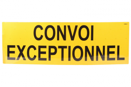 Semn avertizare - Semn avertizare CONVOI EXCEPTIONNEL rear 1 buc 400mm x 1200mm