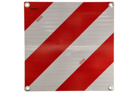 Semn avertizare - Semn avertizare placa 1 buc, aluminiu; pentru gabarit depasitDIN 30710 420mm x 420mm