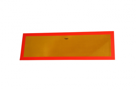 Semn avertizare - Semn avertizare placa marcaj spate trailer remorca 160mm x 1280mm