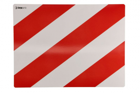 Semn avertizare - Semn avertizare stanga pentru incarcatura mare; fara lumina 300mm x 400mm