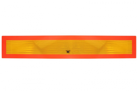Semn de avertizare - Semn reflectorizant distinctiv pe partea din spate a vehiculului 1buc lung D401 1130m200mm pentru remorci