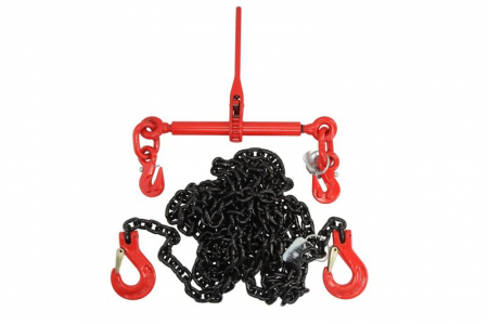 Set 2 piese lant pentru protectie incarcatura - E-coat, clasa 8, cuplu montare 40kN [1]