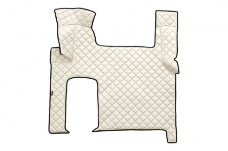 Set covor podea camion potrivit MAN ECO-LEATHER, set 3 buc. (material - eco-piele, culoare - bej, transmisie automata) potrivit MAN TGX  [2]
