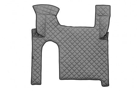 Set covor podea camion potrivit MAN ECO-LEATHER, set 3 buc. (material - eco-piele, culoare - gri, pentru transmisie manuala) potrivit MAN TGX [2]
