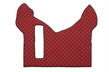Set covor podea camion potrivit Renault ECO-LEATHER, set 3 buc. (material - eco-piele, culoare - rosu) potrivit Renault Truck PREMIUM 2 dupa 2005 [2]