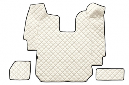 Set covor podea camion potrivit Scania ECO-LEATHER, set 5 buc (material - eco-piele, culoare - bej, transmisie automata) potrivit SCANIA P,G,R,T dupa 2004 [2]