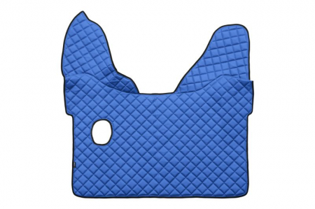 Set covorase podea camion potrivit DAF ECO-LEATHER, set 3 buc. (material - eco-piele, culoare - albastru, pentru transmisie manuala) potrivit DAF XF 105 dupa 2012 [2]