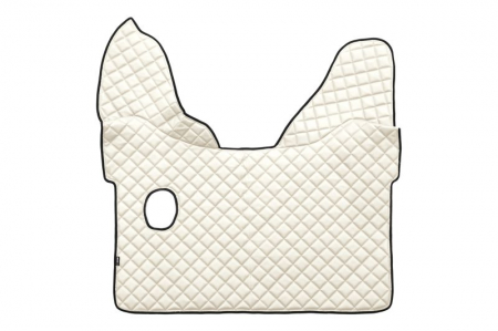 Set covorase podea camion potrivit DAF ECO-LEATHER, set 3 buc. (material - eco-piele, culoare - bej, pentru transmisie manuala) potrivit DAF XF 105 dupa 2012 [2]