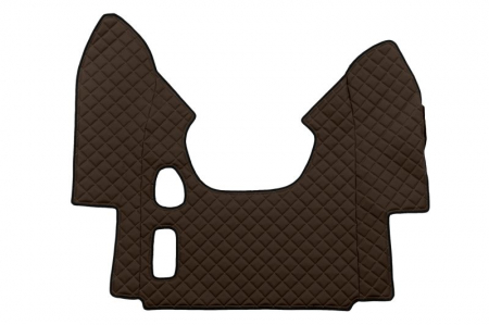 Set covorase podea camion potrivit DAF ECO-LEATHER, set 3 buc. (material - eco-piele, culoare - maro, pentru transmisie manuala) potrivit DAF 95 XF 1997-2012 [2]