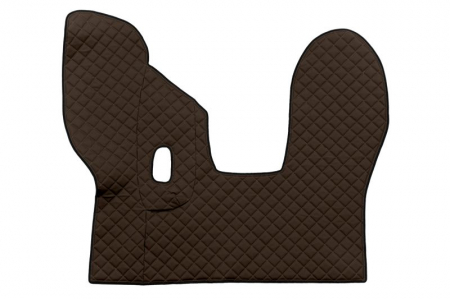 Set covorase podea camion potrivit DAF ECO-LEATHER, set 3 buc. (material - eco-piele, culoare - maro, pentru transmisie manuala) potrivit DAF dupa 2013 [2]