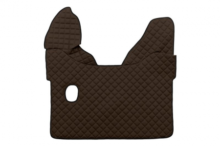 Covorase podea camion - Covor podea camion potrivit DAF tunel central ECO-LEATHER, 1 bucata (material - eco-piele, culoare - maro, pentru transmisie manuala) potrivit DAF XF 105 10.12