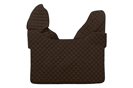 Set covorase podea camion potrivit DAF ECO-LEATHER, set 3 buc. (material - eco-piele, culoare - maro, transmisie automata) potrivit DAF XF 105, XF 106 dupa 2012 [2]