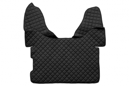 Covorase podea camion - Covor podea camion potrivit DAF tunel central ECO-LEATHER, 1 bucata (material - eco-piele, culoare - negru, transmisie automata) potrivit DAF XF 105 dupa 2005